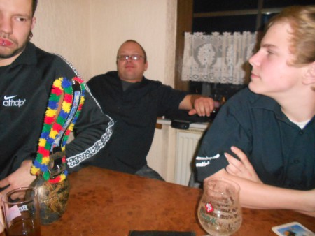 (von links nach rechts) Ritter, Lars, Kevin